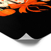 Nurse Fall Autumn Pumpkin Sce Coffee Thanksgiving Poster (Hoek)