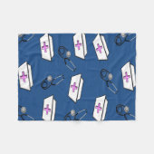 Nurse Fleece Blanket Blue (Voorkant (Horizontaal))