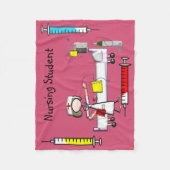 Nurse Fleece Blanket roze #5 Deken (Voorkant)
