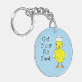 Nurse Flu Shot Chick Sleutelhanger (Voorkant Links)