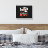 Nurse Funny Halloween Nursing Essential T-shirt_1 Canvas Afdruk (Insitu (Slaapkamer))