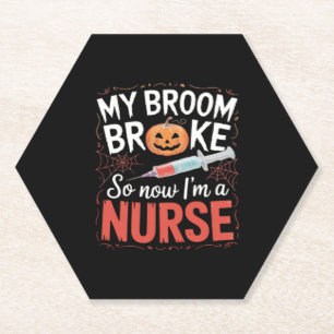 Nurse Funny Halloween Nursing Essential T-shirt_1 Kartonnen Onderzetters