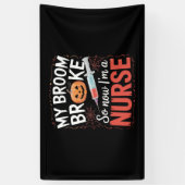 Nurse Funny Halloween Nursing Essential T-shirt_1 Spandoek (Verticaal)