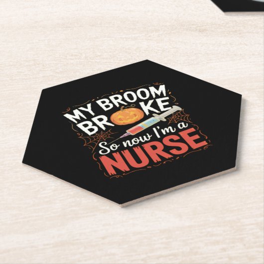 Nurse Funny Halloween Nursing Essential T-shirt Kartonnen Onderzetters (Schuin)