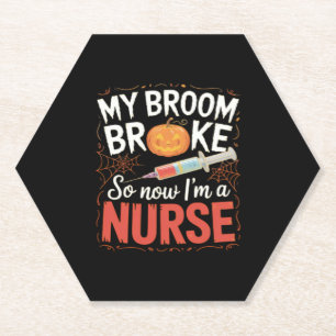 Nurse Funny Halloween Nursing Essential T-shirt Kartonnen Onderzetters