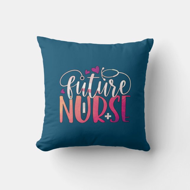 Nurse Gift | Future Nurse Kussen (Voorkant)