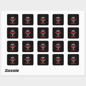 Nurse Gift | Keep Calm I Am A Nurse Vierkante Sticker (Vel)