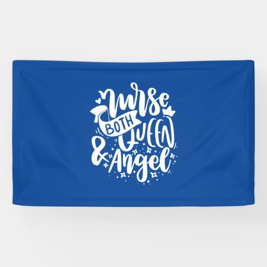 Nurse Gift | Nurse Both Queen And Angels Spandoek (Horizontaal)