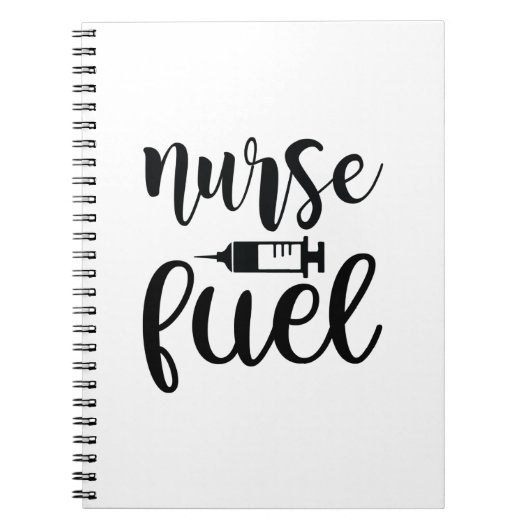 Nurse Gift Nurse Fuel Notitieboek (Voorkant)