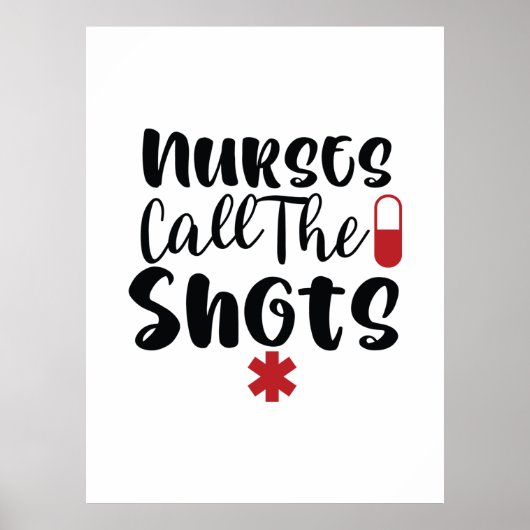 Nurse Gift Nurses Call Poster (Voorkant)