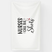 Nurse Gift Nurses Call Spandoek (Verticaal)