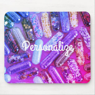 Nurse glitter medicatie mousepad muismat