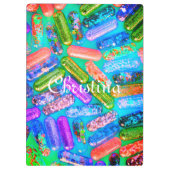 Nurse glittermedicatie klembord (Achterkant)