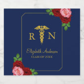 Nurse Graduation Bier Etiket (Enkel label)