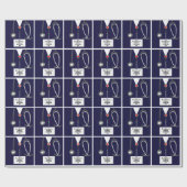 Nurse Graduation Gift Wrapping Paper Cadeaupapier (Vlak)