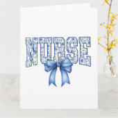 Nurse Greeting Card Kaart (Gele Bloem)