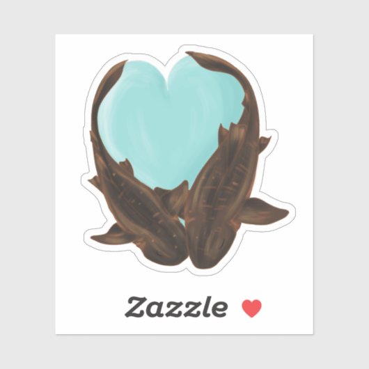 Nurse haaien snijden sticker (Vel)