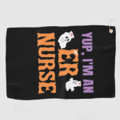 Nurse Halloween C Golfhanddoek (Horizontaal)