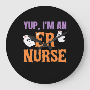 Nurse Halloween C Grote Klok