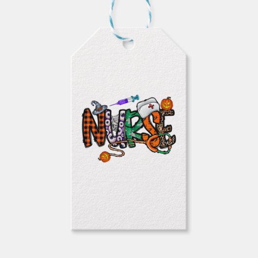 Nurse Halloween Cadeaulabel (Voorkant)