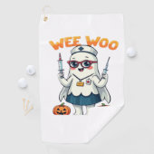 Nurse Halloween ready Classic T-Shirt Golfhanddoek (Insitu)