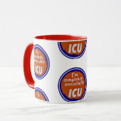 Nurse Humor Print Novelty: I C U mug (Devant gauche)
