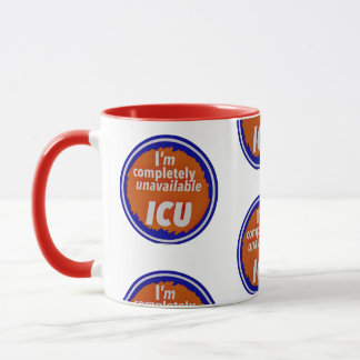 Nurse Humor Print Novelty: I C U mug Mok