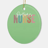 Nurse In Progress Nursing School Student Future Nu Keramisch Ornament (Links)