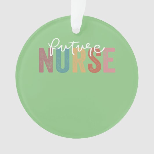 Nurse In Progress Nursing School Student Future Nu Ornament (voorkant)