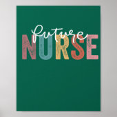 Nurse In Progress Nursing School Student Future Nu Poster (Voorkant)