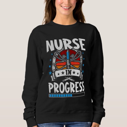 Nurse In Progress Trainee Student Trui (Voorkant)