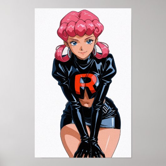 Nurse joy team rocket poster (Voorkant)