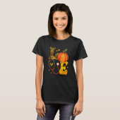 Nurse Leopard Pumpkin Thanksgiving Love Certified  T-shirt (Voorkant volledig)