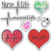 Nurse Life - Collection Sticker Pack (Devant)