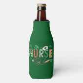 Nurse Life Nurse Day Cadeaus St Patrick's Day Flesjeskoeler (Fles Voorkant)