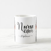 Nurse Life Personnalisée Café Mug (Centre)