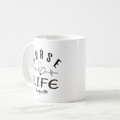 Nurse Life Personnalisée Café Mug (Devant gauche)