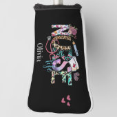 Nurse Life Retro Typografie Golfheadcover (Draai 90)