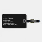 Nurse Life Retro Typografie Schattige Bagagelabel (Achterkant horizontaal)