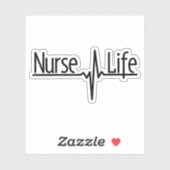 Nurse Life - Sticker EKG (Feuille)