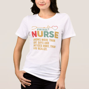 Nurse Life voor zorgverleners Tri-Blend Shirt