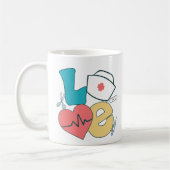 Nurse Love - mug classique (Gauche)