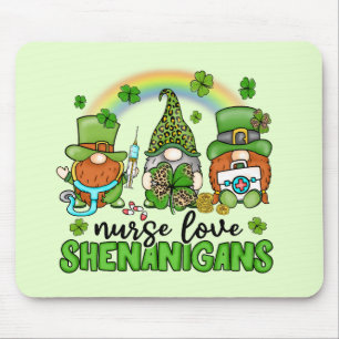 Nurse Love Shenanigans St. Patrick's Muismat