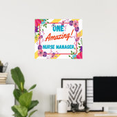 Nurse Manager-waardetoevoeging — Ideaal Poster (Thuiskantoor)