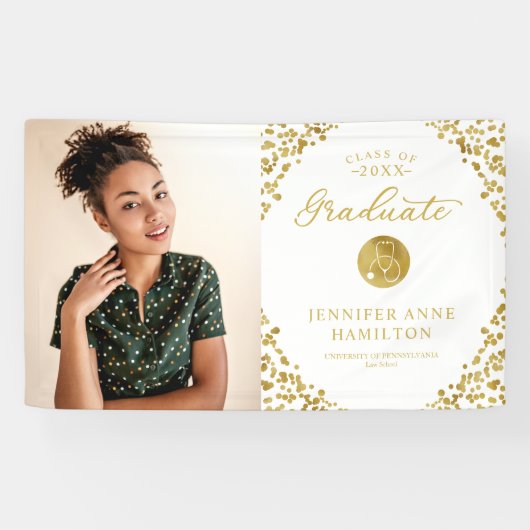 Nurse Medical Afstuderen Stethoscope Banner (Horizontaal)