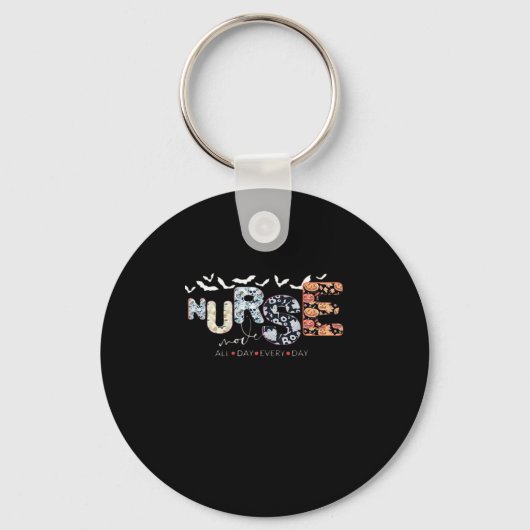 Nurse Mode All Day Every Day Halloween Design Clas Sleutelhanger (Voorkant)