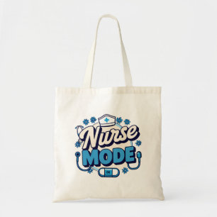 Nurse-modus ingeschakeld tote bag