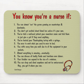 Nurse Mousepad Muismat