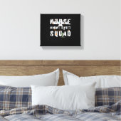Nurse Night Shift Halloween Squad Classic T-shirt Canvas Afdruk (Insitu (Slaapkamer))