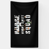 Nurse Night Shift Halloween Squad Classic T-shirt Spandoek (Verticaal)